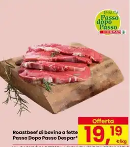 Eurospar Roastbeef di bovino a fette offerta