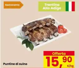 Eurospar PUNTINE DI SUINO offerta