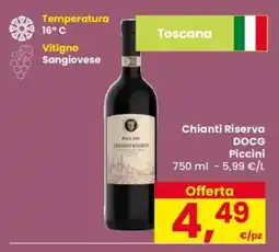 Eurospar Chianti Riserva DOCG Piccini offerta