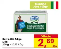 Eurospar Burro Alto Adige Mila offerta