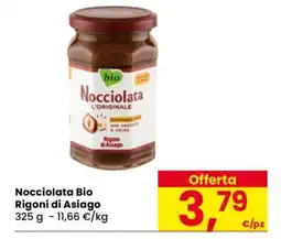 Eurospar Nocciolata Bio Rigoni di Asiago offerta
