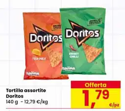 Eurospar Tortilla assortite Doritos offerta