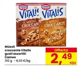 Eurospar Müesli croccante Vitalis gusti assortiti offerta