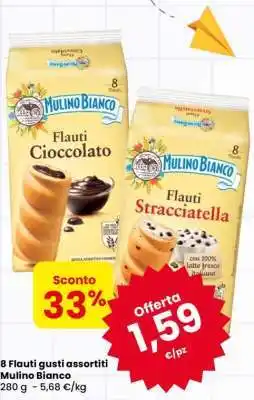 Eurospar Flauti gusti assortiti Mulino Bianco offerta