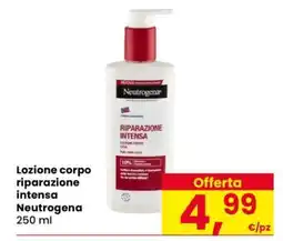 Eurospar Lozione corpo riparazione intensa Neutrogena offerta
