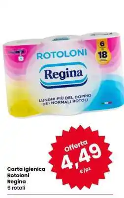Eurospar Carta Igienica Rotoloni Regina offerta