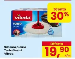Eurospar SISTEMA PULIZIA TURBO SMART VILEDA offerta