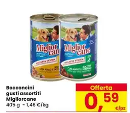 Eurospar Bocconcini gusti assortiti Migliorcane offerta