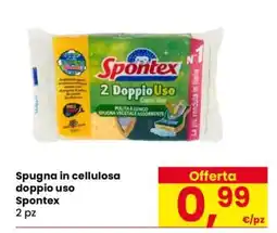 Eurospar Spugna in cellulosa doppio uso offerta