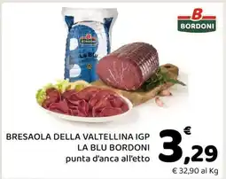 Conad BRESAOLA DELLA VALTELLINA IGP LA BLU BORDONI offerta
