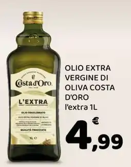 Conad Olio Extra Vergine di Oliva Costa d'Oro offerta