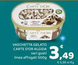 Conad VASCHETTA GELATO CARTE D'OR ALGIDA offerta