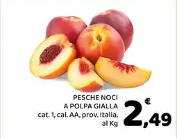 Conad PESCHE NOCI A POLPA GIALLA offerta