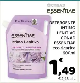 Conad DETERGENTE INTIMO LENITIVO CONAD ESSENTIAE offerta
