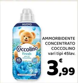 Conad Ammorbidente Concentrato Coccolino offerta