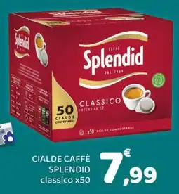 Conad CIALDE CAFFÈ SPLENDID classico x50 offerta