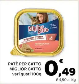 Conad PATÈ PER GATTO MIGLIOR GATTO offerta