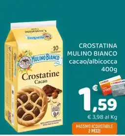 Conad CROSTATINA MULINO BIANCO cacao/albicocca 400g offerta