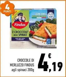 Conad Croccole di Merluzzo Findus offerta