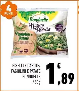 Conad PISELLI E CAROTE/ FAGIOLINI E PATATE BONDUELLE offerta