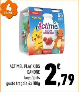 Conad ACTIMEL PLAY KIDS DANONE offerta