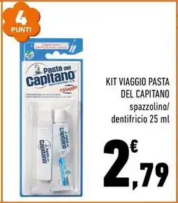 Conad KIT VIAGGIO PASTA DEL CAPITANO offerta