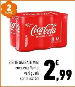Conad Bibite Gassate Mini offerta