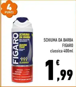 Conad SCHIUMA DA BARBA FIGARO classica 400ml offerta