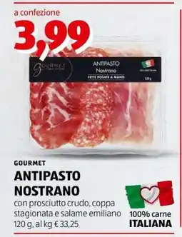 ALDI GOURMET ANTIPASTO NOSTRANO offerta