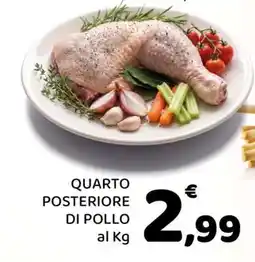Conad Quarto posteriore di pollo offerta