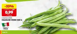 ALDI FAGIOLINI VERDI 500 G offerta
