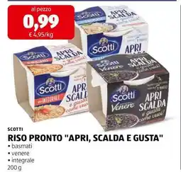 ALDI RISO PRONTO APRI, SCALDA E GUSTA offerta