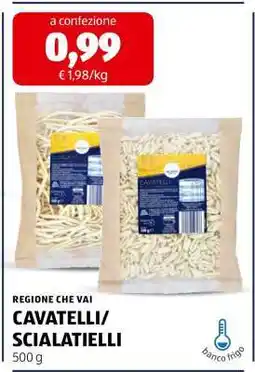 ALDI CAVATELLI/SCIALATIELLI offerta