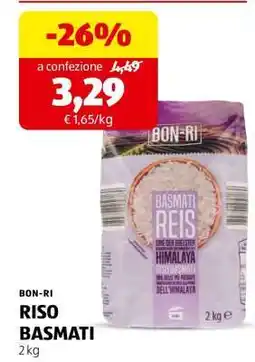 ALDI BON-RI RISO BASMATI offerta