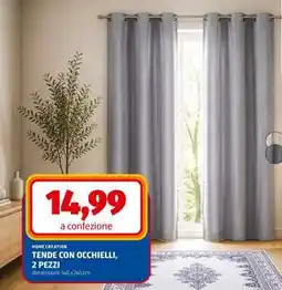 ALDI TENDE CON OCCHIELLI, 2 PEZZI offerta