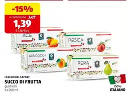 ALDI SUCCO DI FRUTTA offerta