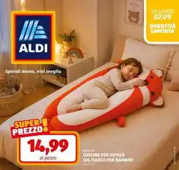 ALDI CUSCINO PER RIPOSO SUL FIANCO PER BAMBINI offerta