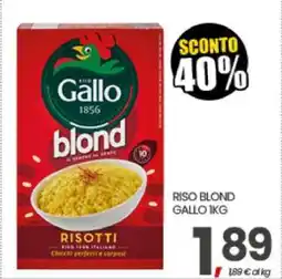 Eurospar RISO BLOND GALLO 1KG offerta