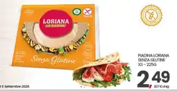 Eurospar PIADINA LORIANA SENZA GLUTINE offerta