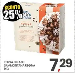 Eurospar TORTA GELATO SAMMONTANA REGINA offerta