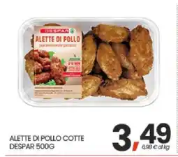 Eurospar ALETTE DI POLLO COTTE offerta