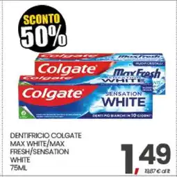 Eurospar DENTIFRICIO COLGATE MAX WHITE/MAX FRESH/SENSATION WHITE offerta