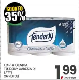Eurospar CARTA IGENICA TENDERLY CAREZZA DI LATTE offerta