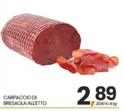 Eurospar CARPACCIO DI BRESAOLA ALL'ETTO offerta