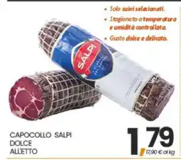 Eurospar CAPOCOLLO SALPI DOLCE ALLETTO offerta
