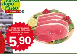 Eurospar Fettine Scelte di Suino offerta