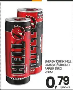 Eurospar ENERGY DRINK HELL CLASSIC/STRONG APPLE/ZERO offerta