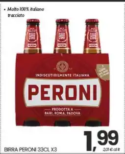 Eurospar BIRRA PERONI 33CL X3 offerta