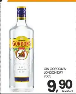 Eurospar GIN GORDON'S LONDON DRY 70CL offerta