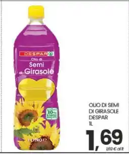 Eurospar OLIO DI SEMI DI GIRASOLE DESPAR 1L offerta